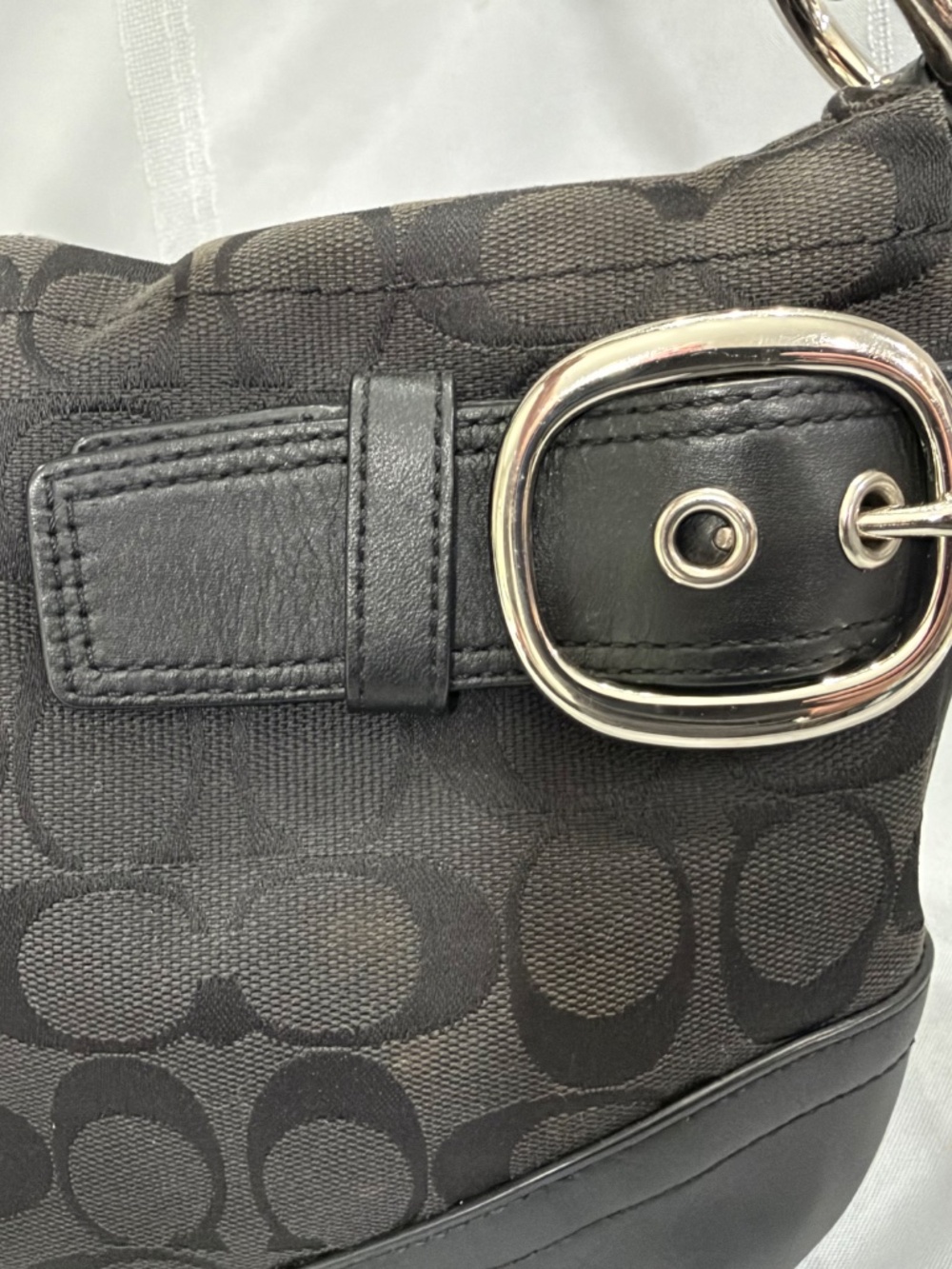 2011 COACH Soho Signature One Shoulder Bag F17169 - Picture 4 of 8